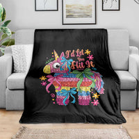 Funny Cinco De Mayo Pinata Throw Blanket Id Let You Hit It