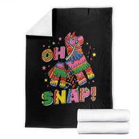 Funny Cinco De Mayo Pinata Candy Party Throw Blanket Oh Snap
