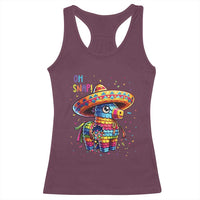 Hilarious Pinata Candy Rainbow Fiesta Party Racerback Tank Top Oh Snap