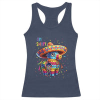 Hilarious Pinata Candy Rainbow Fiesta Party Racerback Tank Top Oh Snap