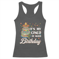 Funny Cinco De Mayo Birthday Racerback Tank Top Mexican Fiesta Theme Party