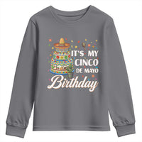 Funny Cinco De Mayo Birthday Youth Sweatshirt Mexican Fiesta Theme Party