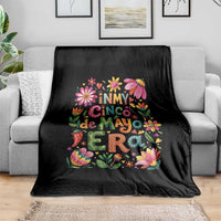 Trendy Floral Fiesta Celebration Throw Blanket In My Cinco De Mayo Era