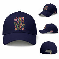 Trendy Floral Fiesta Celebration Baseball Cap In My Cinco De Mayo Era