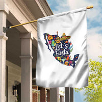Cinco De Mayo Party Mexican Map Garden Flag Lets Fiesta