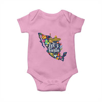 Cinco De Mayo Party Mexican Map Baby Onesie Lets Fiesta