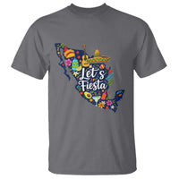 Cinco De Mayo Party Mexican Map T Shirt Lets Fiesta