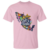 Cinco De Mayo Party Mexican Map T Shirt Lets Fiesta