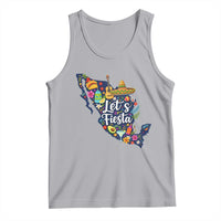 Cinco De Mayo Party Mexican Map Tank Top Lets Fiesta