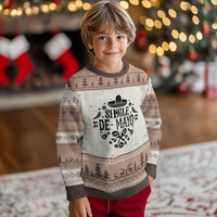 Single De Mayo Mode On Ugly Christmas Sweater Funny Fiesta Party Quote