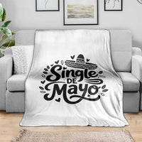 Funny Mexican Party Gift Throw Blanket Single De Mayo Squad