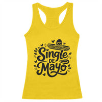 Funny Mexican Party Gift Racerback Tank Top Single De Mayo Squad