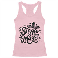 Funny Mexican Party Gift Racerback Tank Top Single De Mayo Squad