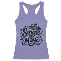 Funny Mexican Party Gift Racerback Tank Top Single De Mayo Squad