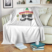Funny Cinco De Mayo Maracas Characte Throw Blanket Fiesta Party Gift