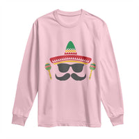Funny Cinco De Mayo Maracas Characte Long Sleeve Shirt Fiesta Party Gift