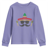 Funny Cinco De Mayo Maracas Characte Youth Sweatshirt Fiesta Party Gift