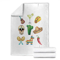 Cinco De Mayo Throw Blanket Mexican Fiesta Party Celebration