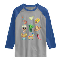 Cinco De Mayo Raglan Shirt Mexican Fiesta Party Celebration