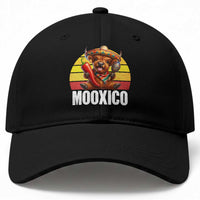Funny Highland Cow MooXico Baseball Cap Cinco De Mayo Fiesta Party