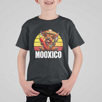 Funny Highland Cow MooXico T Shirt For Kid Cinco De Mayo Fiesta Party