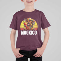 Funny Highland Cow MooXico T Shirt For Kid Cinco De Mayo Fiesta Party