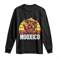 Funny Highland Cow MooXico Long Sleeve Shirt Cinco De Mayo Fiesta Party