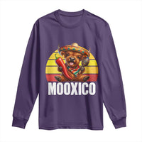 Funny Highland Cow MooXico Long Sleeve Shirt Cinco De Mayo Fiesta Party