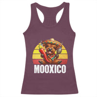 Funny Highland Cow MooXico Racerback Tank Top Cinco De Mayo Fiesta Party