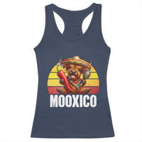 Funny Highland Cow MooXico Racerback Tank Top Cinco De Mayo Fiesta Party