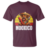 Funny Highland Cow MooXico T Shirt Cinco De Mayo Fiesta Party