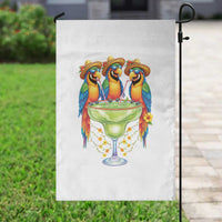 Cinco De Mayo Summer Party Garden Flag Funny Parrots Drinking Margaritas