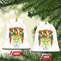 Cinco De Mayo Summer Party Ceramic Ornament Funny Parrots Drinking Margaritas