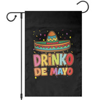 Funny Cinco De Mayo Day Drinking Fiesta Party Garden Flag Drinko De Mayo