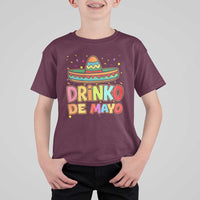 Funny Cinco De Mayo Day Drinking Fiesta Party T Shirt For Kid Drinko De Mayo
