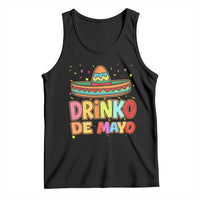 Funny Cinco De Mayo Day Drinking Fiesta Party Tank Top Drinko De Mayo