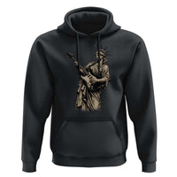 4th Of July Rock N Roll Hoodie Funny Statue Of Liberty Playing Guitar