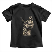 4th Of July Rock N Roll Toddler T Shirt Funny Statue Of Liberty Playing Guitar