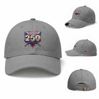 Patriotic Baseball Drip Baseball Cap USA 250th Anniversary Gift