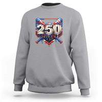 Patriotic Baseball Drip Sweatshirt USA 250th Anniversary Gift