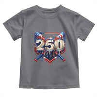 Patriotic Baseball Drip Toddler T Shirt USA 250th Anniversary Gift