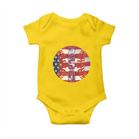 USA 250th Anniversary Baseball Baby Onesie Patriotic Athlete Gift