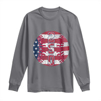 USA 250th Anniversary Baseball Long Sleeve Shirt Patriotic Athlete Gift
