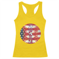 USA 250th Anniversary Baseball Racerback Tank Top Patriotic Athlete Gift