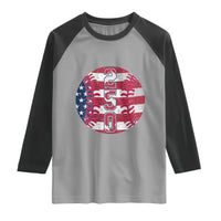 USA 250th Anniversary Baseball Raglan Shirt Patriotic Athlete Gift