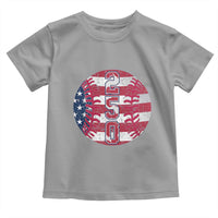 USA 250th Anniversary Baseball Toddler T Shirt Patriotic Athlete Gift