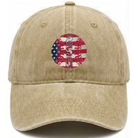 USA 250th Anniversary Baseball Washed Cotton Baseball Cap Patriotic Athlete Gift