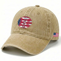 USA 250th Anniversary Baseball Washed Cotton Baseball Cap Patriotic Athlete Gift