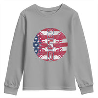 USA 250th Anniversary Baseball Youth Sweatshirt Patriotic Athlete Gift