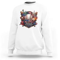 USA 250 Years Of Freedom Baseball Graphic Sweatshirt
